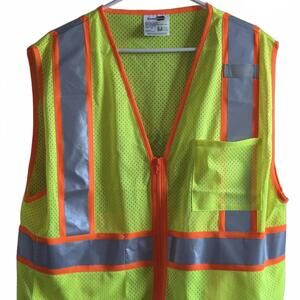 Safety Vest Cornerstone CSV103 zippered